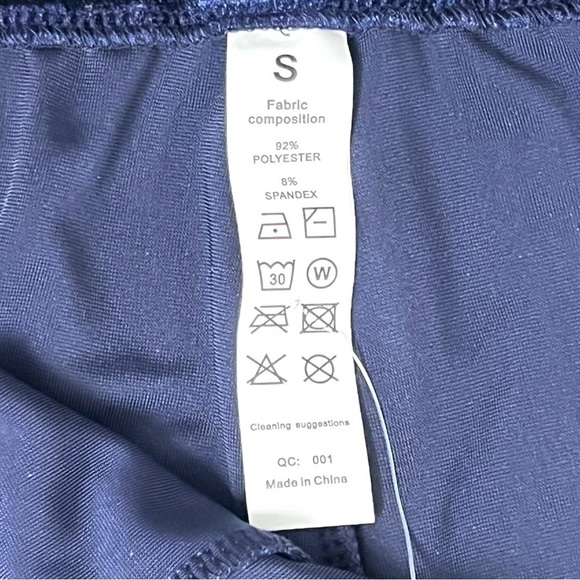 Halara Blue Zip Flare Velvet Pants - Size Small - Picture 7 of 14